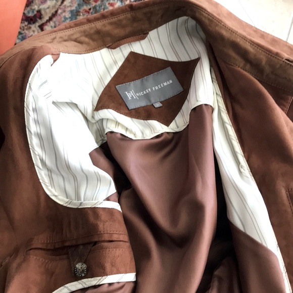 Hickey Freeman men’s suede jacket L - Picture 10 of 10